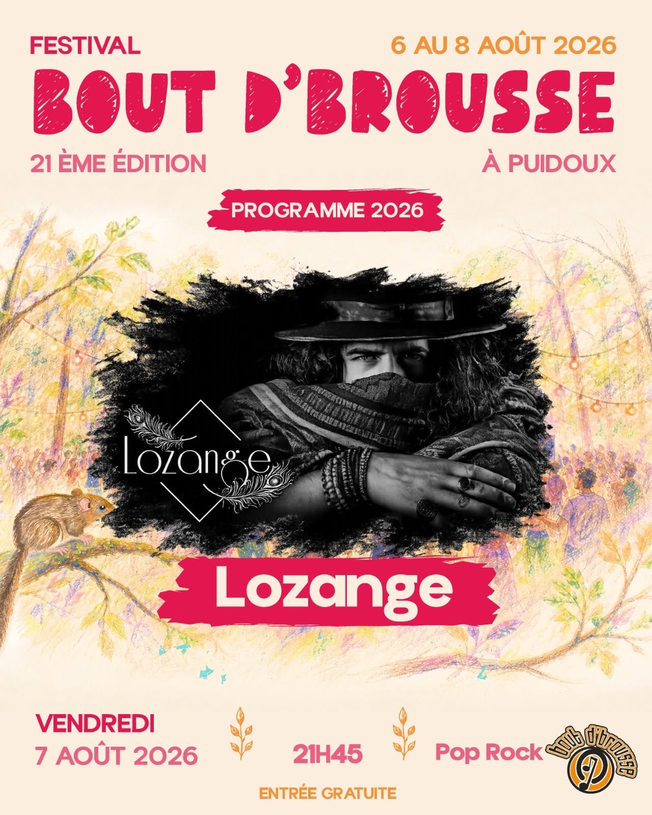 Lozange - Bout d'Brousse Festival 760654764 1425540469598986 3405767038741137151 n